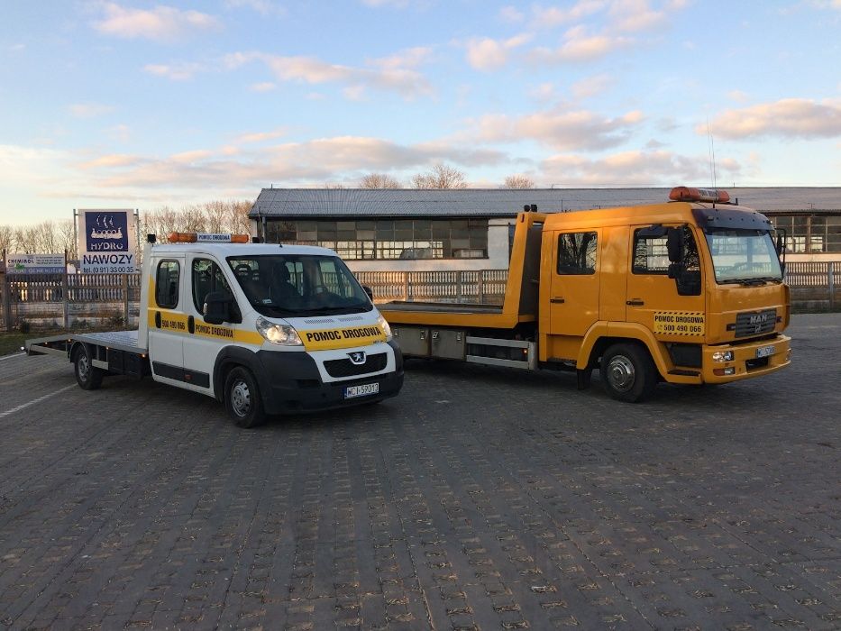 Pomoc Drogowa Laweta Holowanie 24h Faktura 23%