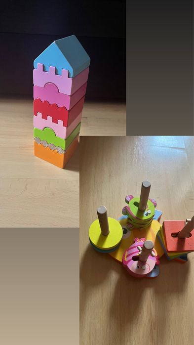 Деревʼяні розвиваючі іграшки