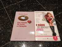 Livros - Vai Aonde te Leva o Coração / O Diário de Bridget Jones