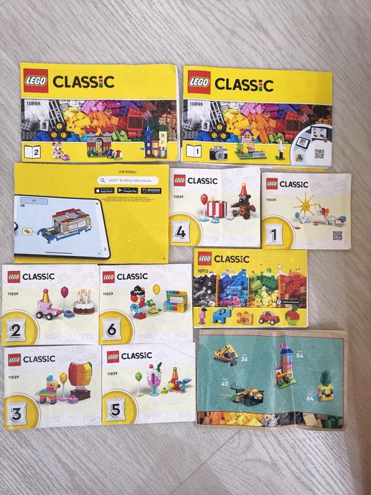 Конструктор Лего класік великий 3 в 1 з інструкціями оригінал