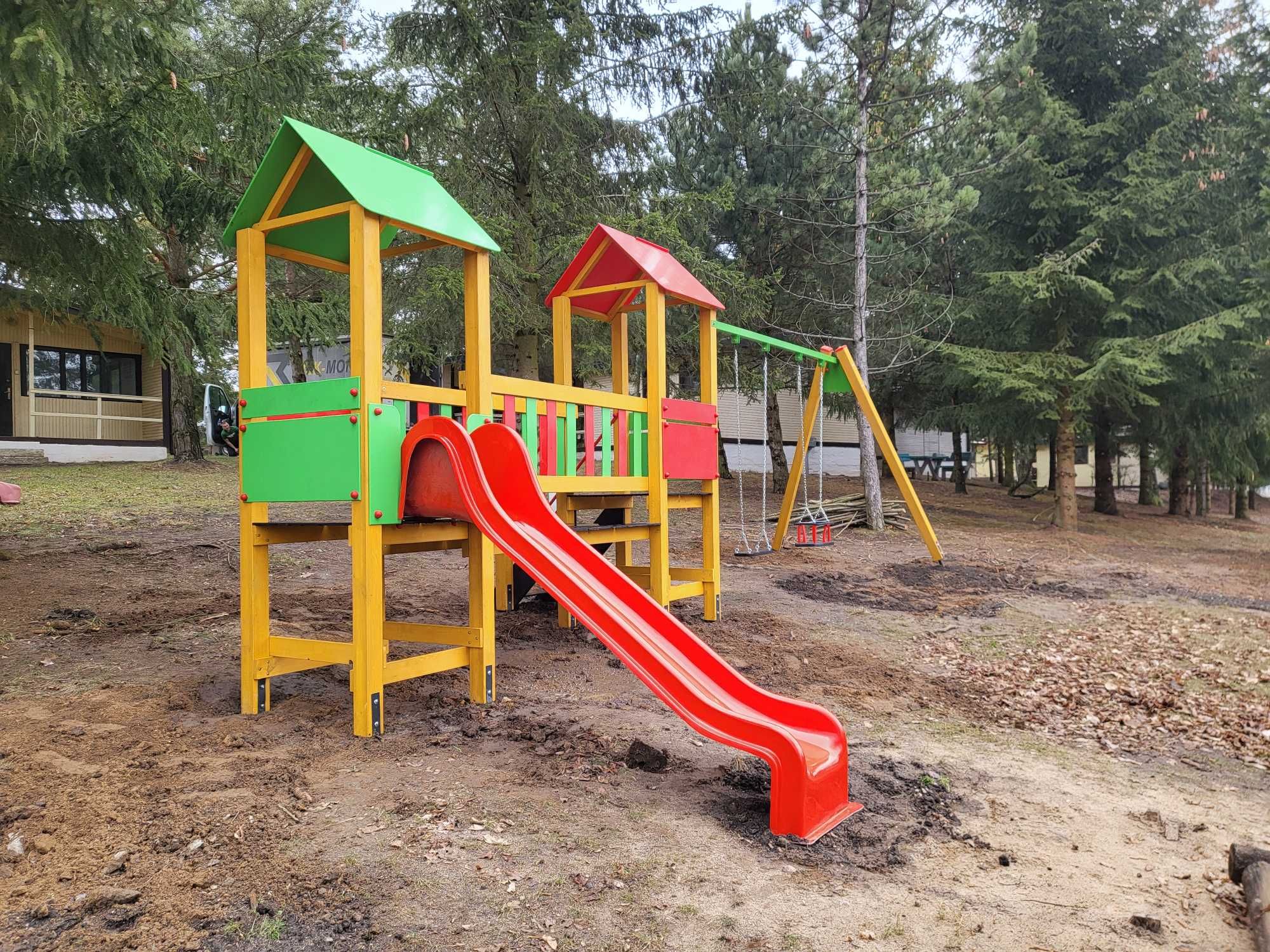 Plac zabaw zestaw zabawowy na plac zabaw "Mikołajki"