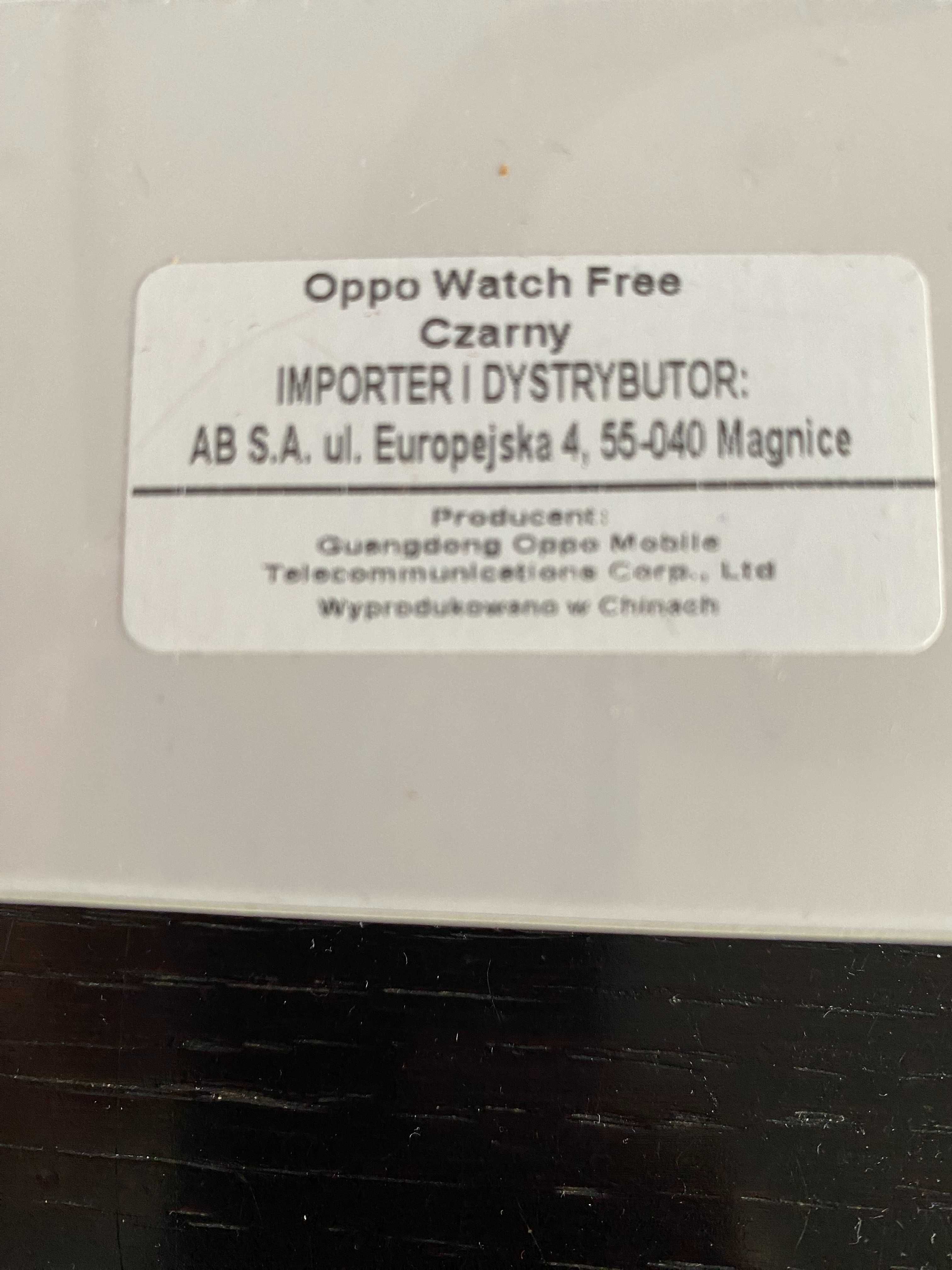 Smartwatch Oppo watch free