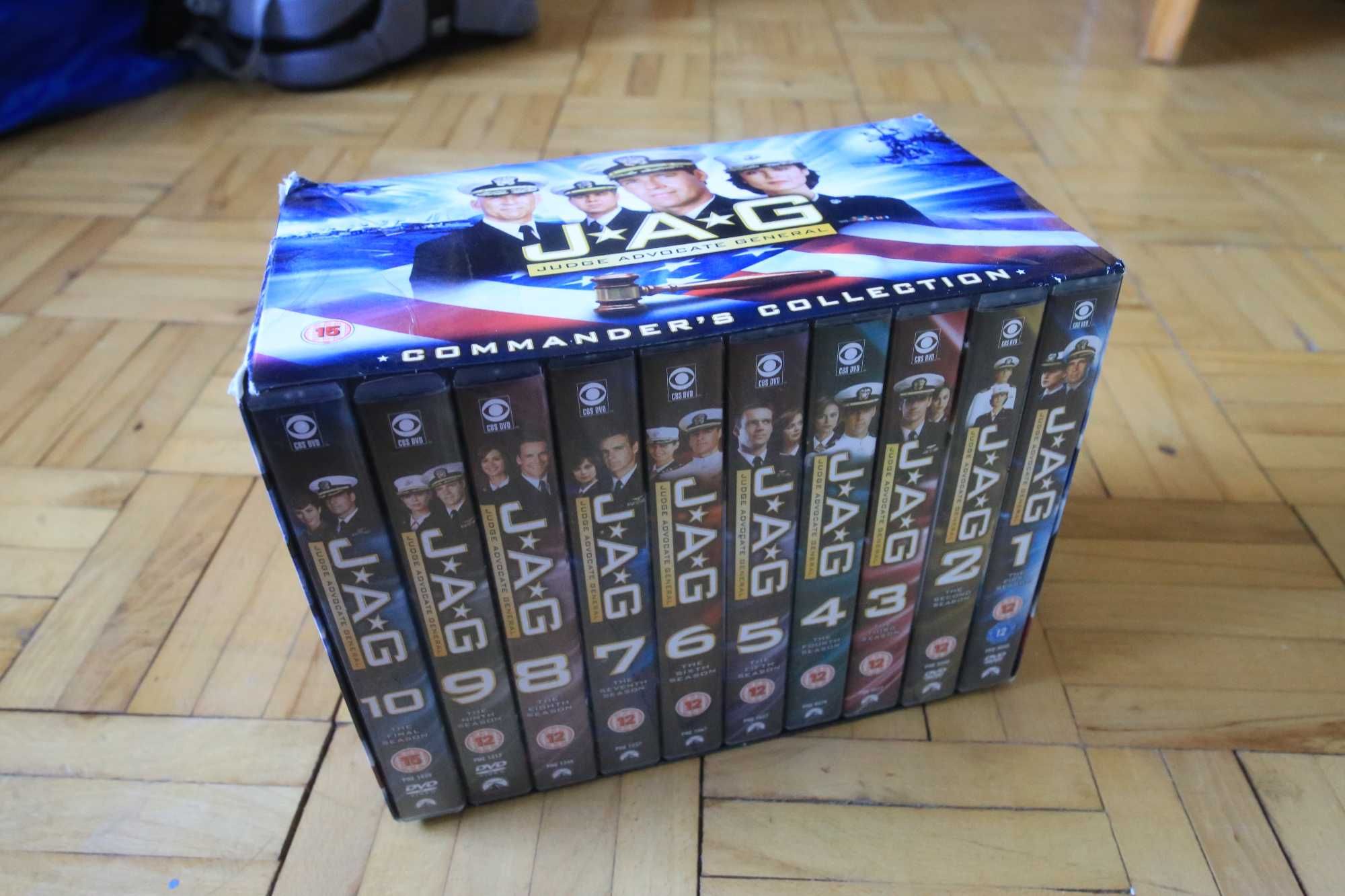 Serial JAG: Wojskowe Biuro Śledcze sezon 1-10 box dvd angielski lektor