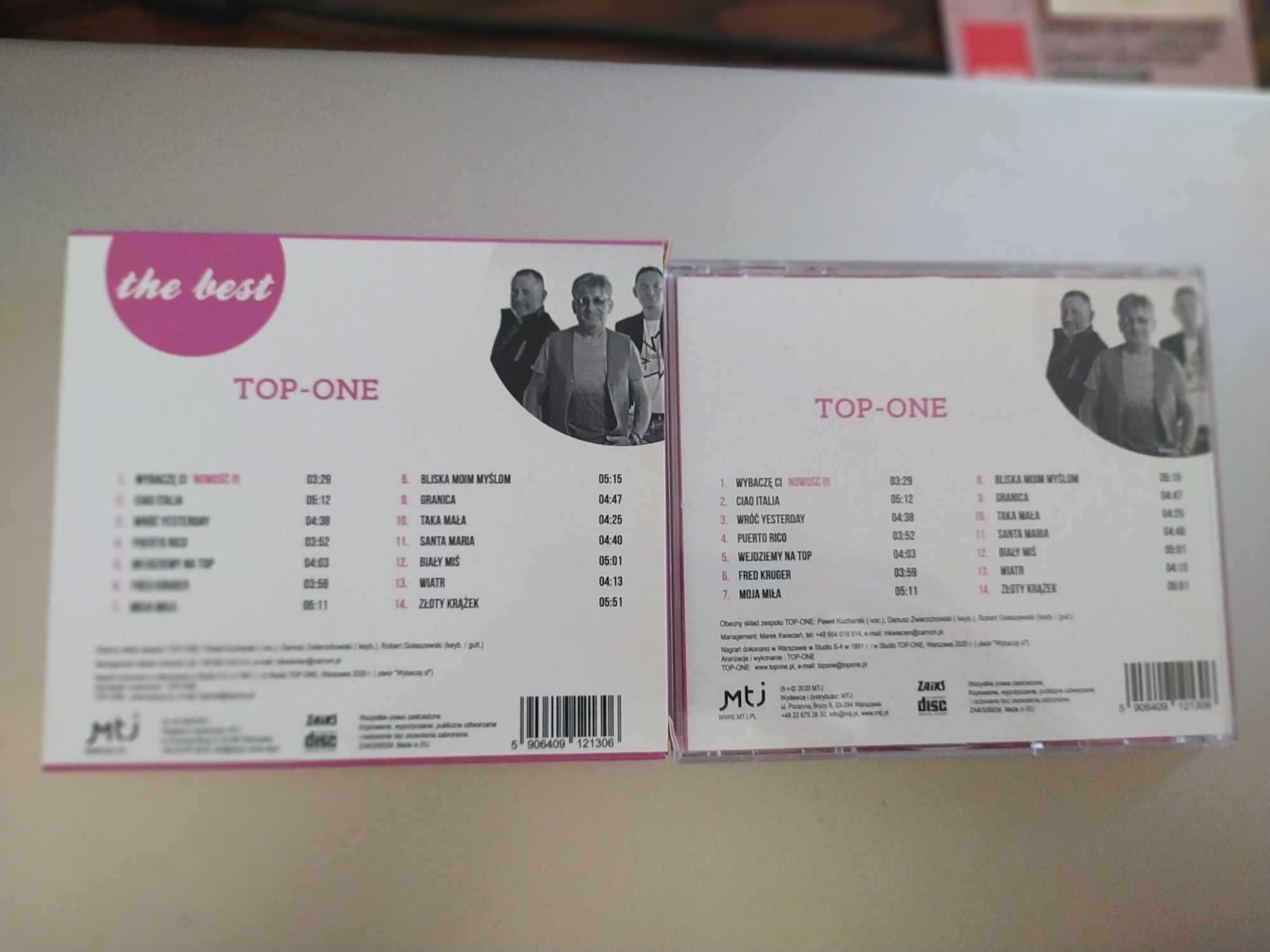 CD The Best Top-One "Biały miś",cd z autografami,płyta nowa, bez folii