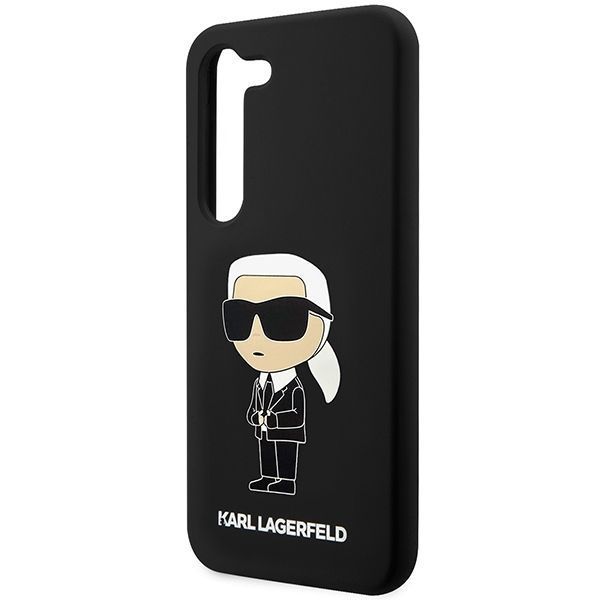 Pokrowiec Karl Lagerfeld Ikonik Samsung S23 CzarnySilicone