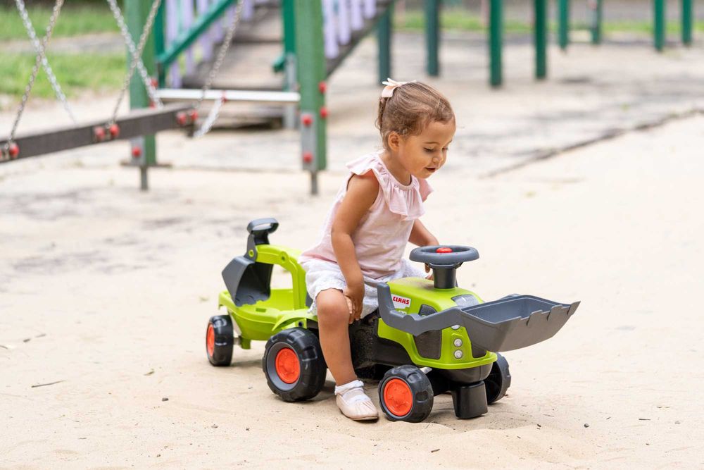 CLAAS traktorek jeździk koparka dla dzieci FALK przyczepa NEW 12m+ 312