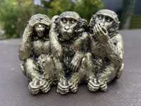 3 małpki z tworzywa nie widzi nie slyszy nie mowi