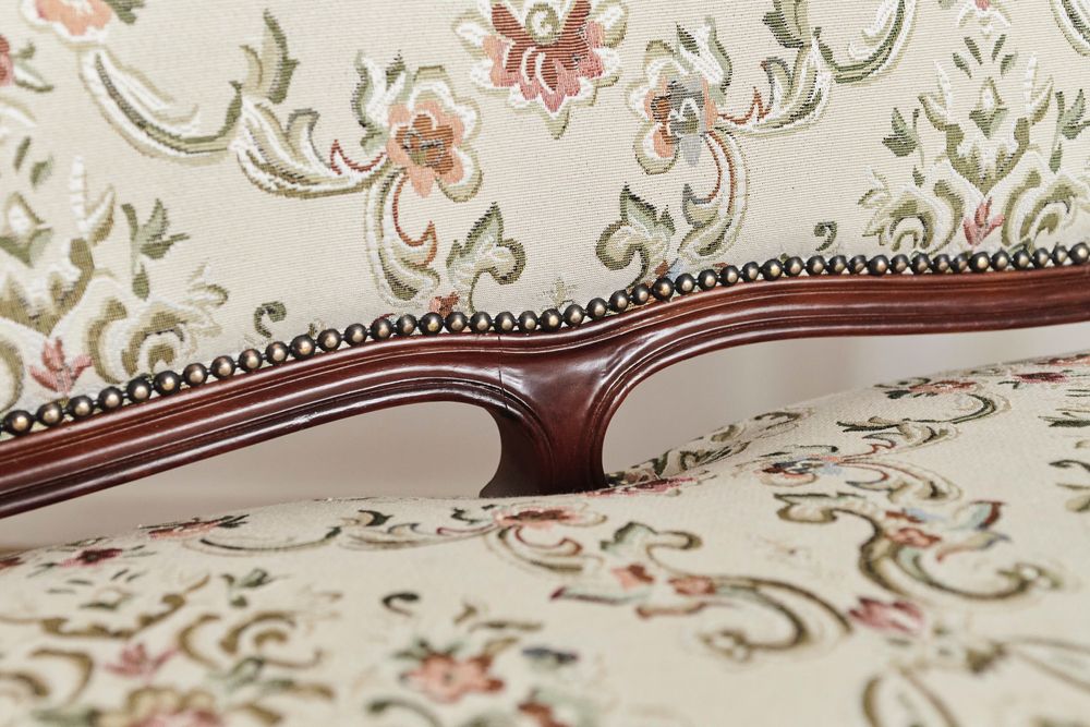 Zestaw wypoczynkowy w stylu Ludwik XVI