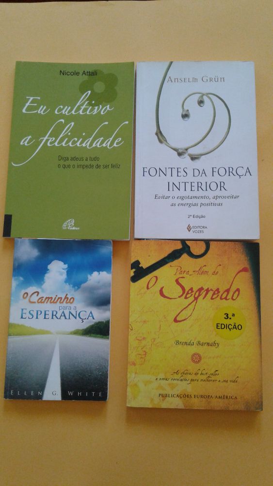 Livros de autoajuda ( O livro da alma, O Segredo etc)