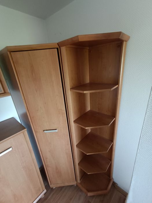 Szafka narożna olchowa
