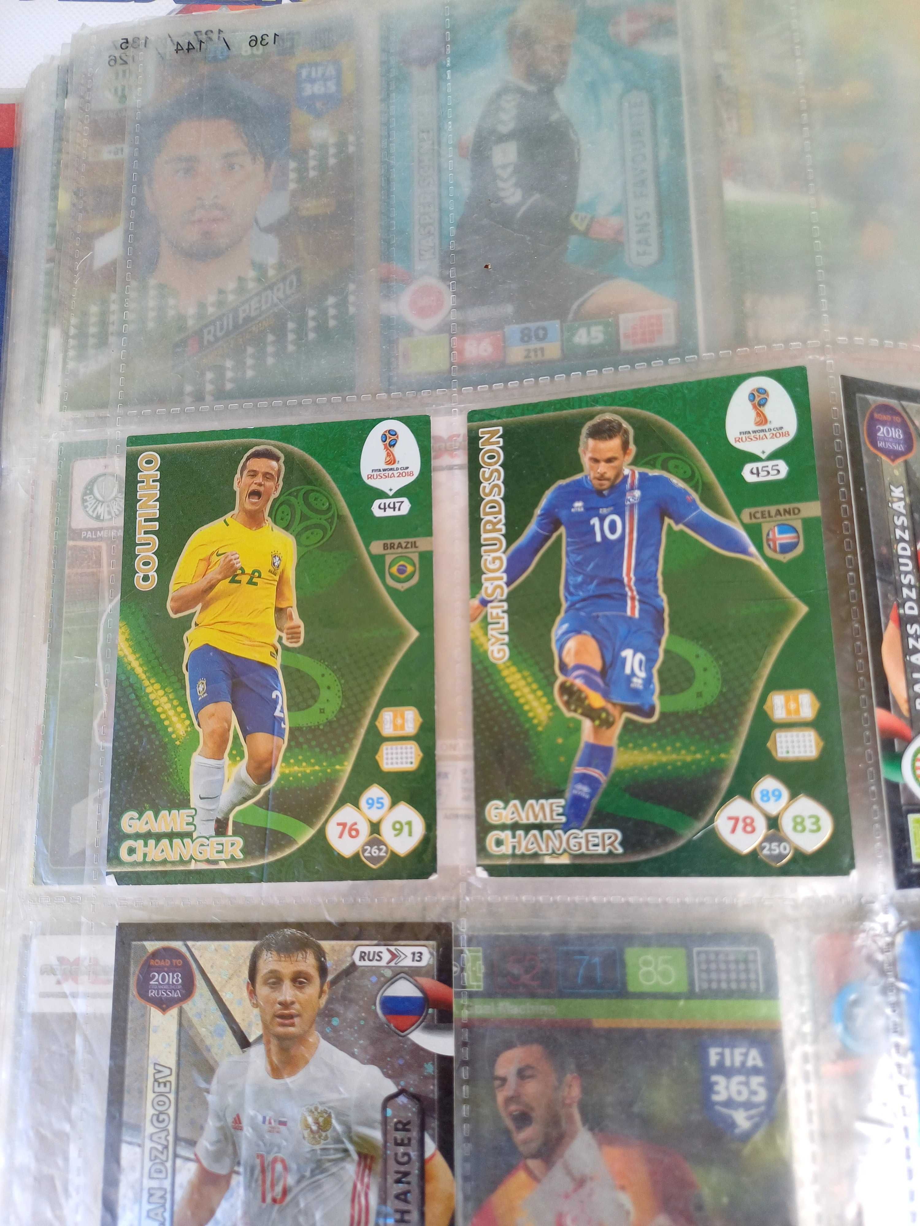 Karty piłkarskie fifa 2018 rzadkie karty cały album