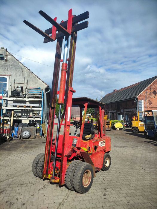 Wózek widłowy CLARK C500 3T Bliźniaki Terenowy Wolny Sk Linde Yale TCM