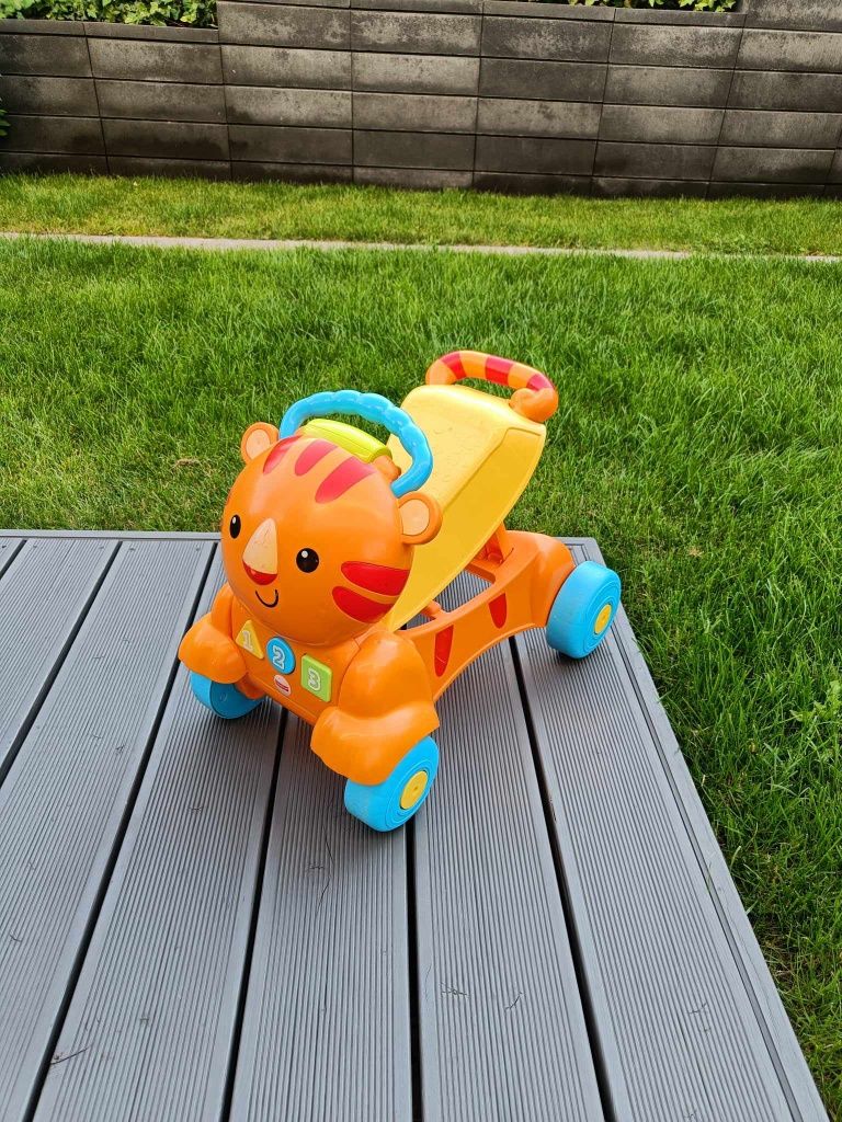 Interaktywny jeździk pchacz Fisher Price Tygrys