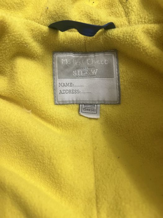 Продам зимовий комбінезон Chicco 80 -86