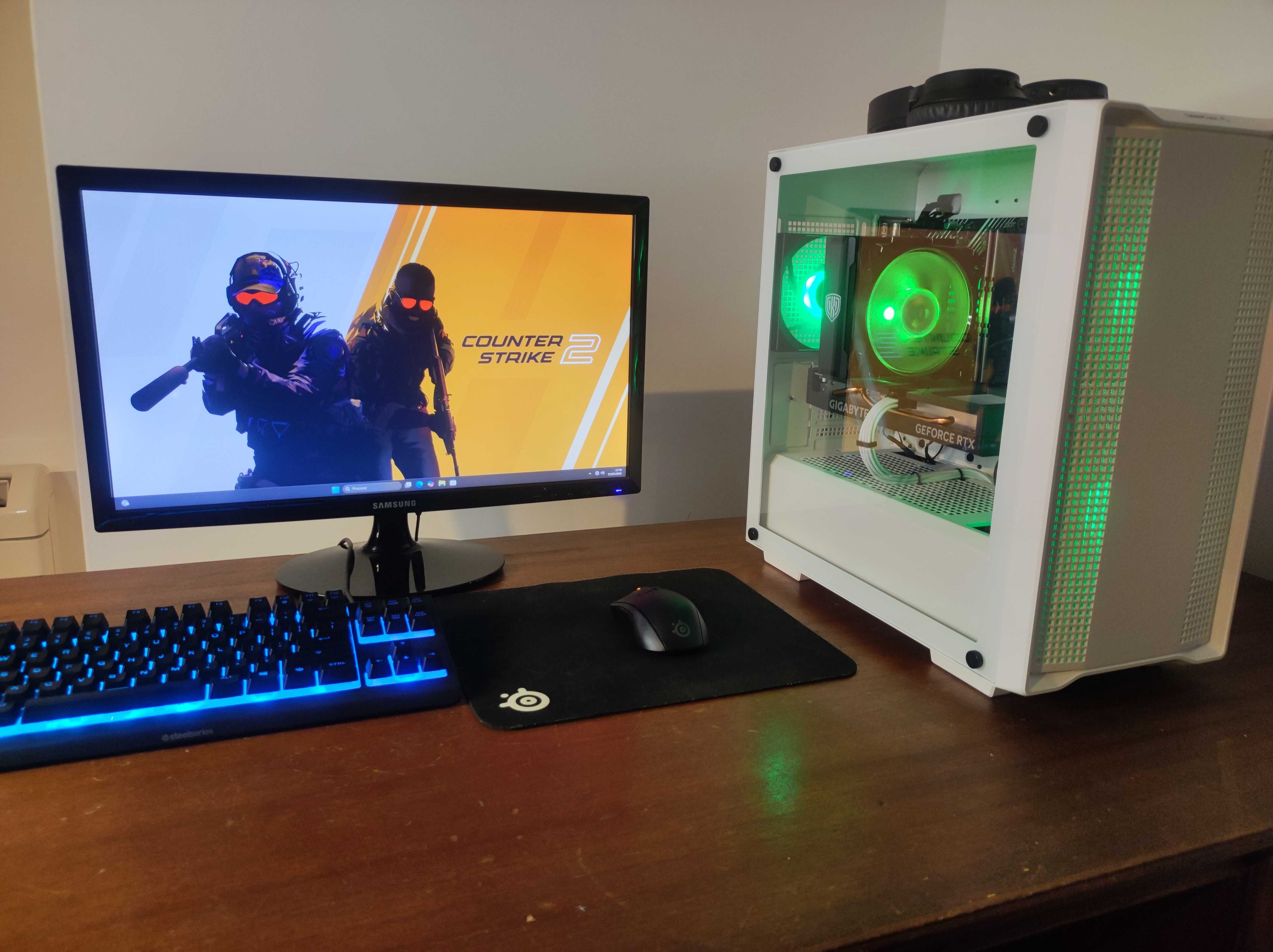 PC Gaming i5 11400F 4.2GHz / RTX 3060 Ti / 16GB 3200 / RGB / Branca