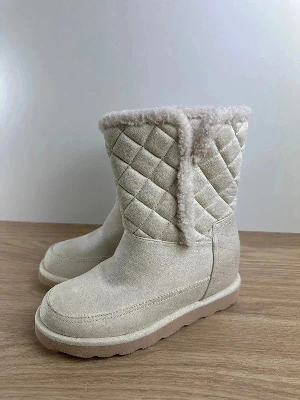 ORYGINALNE BUTY Buty śniegowce bezowe r. 36 Anna field