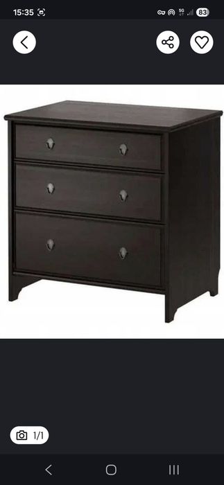 Szafka Ikea Vallvik lite drewno nowa oryginalnie zapakowana