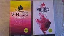 Livro de Vinhos da Proteste 2020 e 2021. Novos.