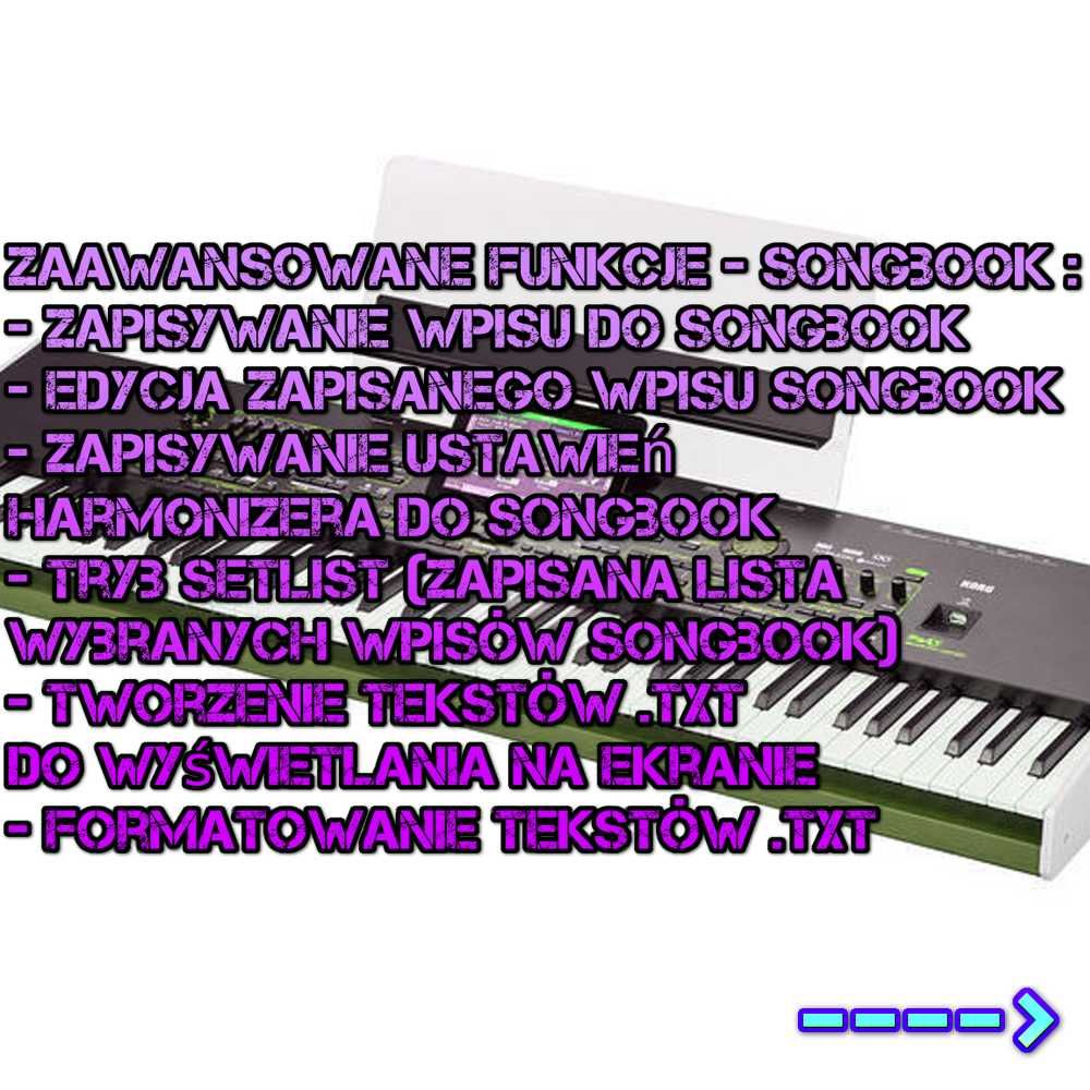Szkolenie z obsługi Korg Pa5x 4x Pa1000 Pa700