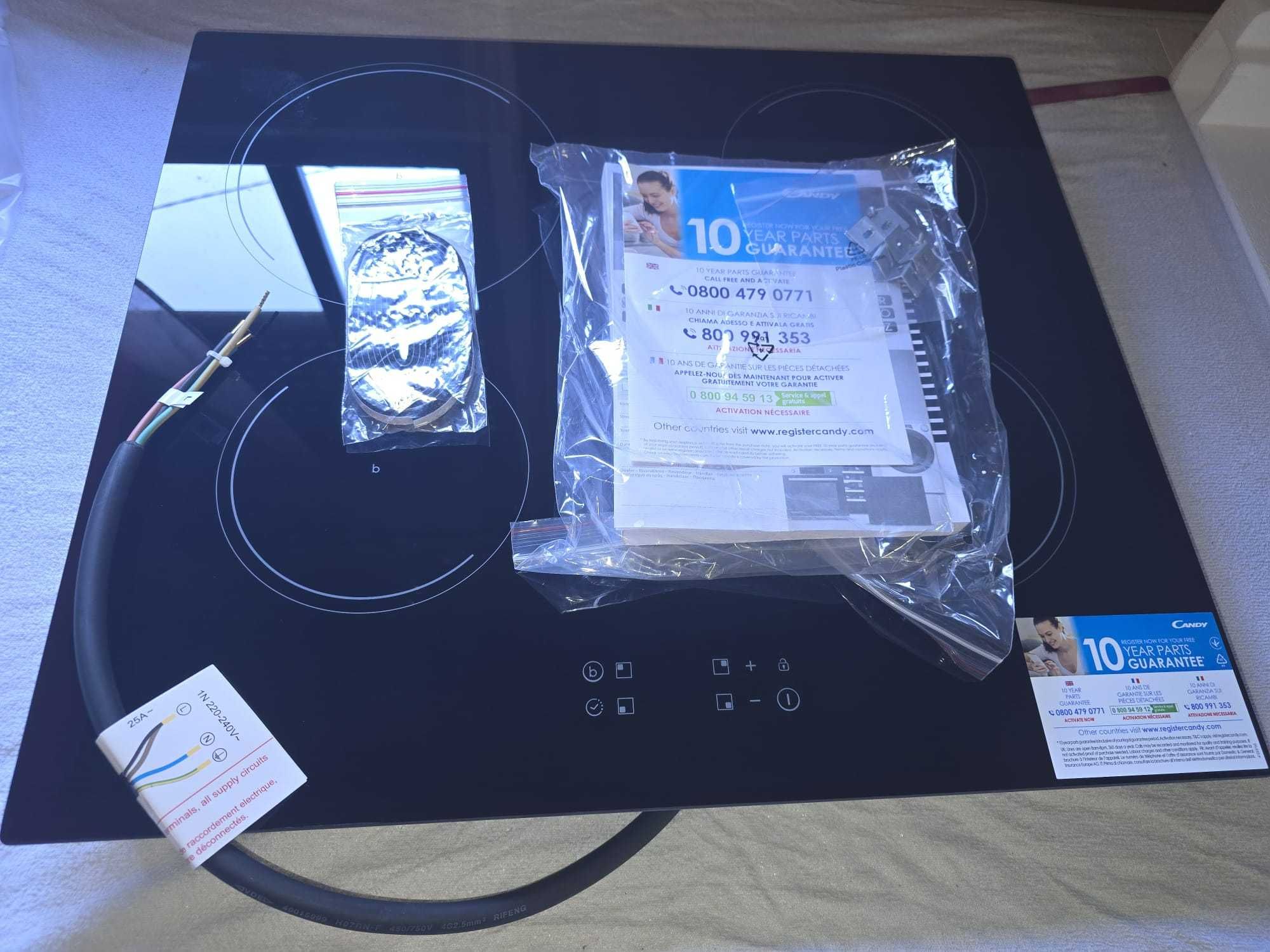 Placa de Indução Candy Idea CI642C/E1 Função Booster com 4 Zonas