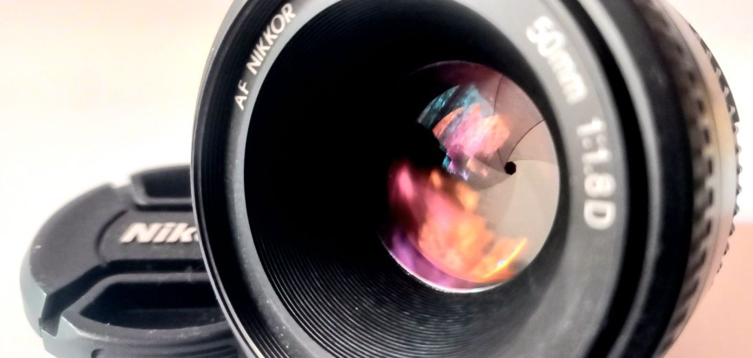 Nikon Nikkor 50 mm. 1.8D, Гарантія шість місяців. Лізинг!