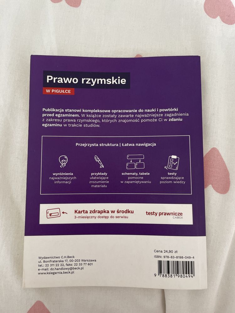 prawo rzymskie w pigułce c.h beck