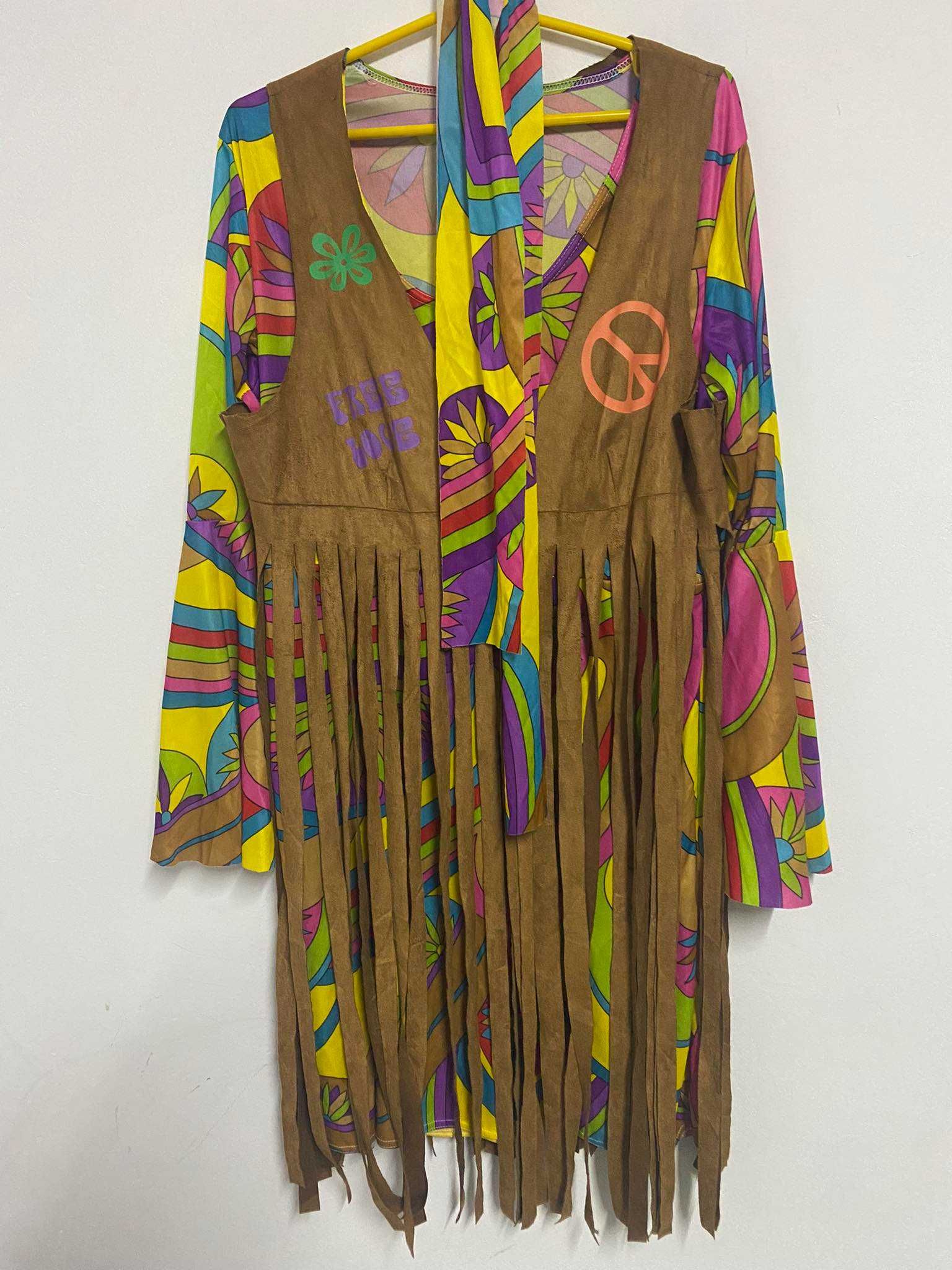 kostium Hipiski   strój karnawałowy w stylu Hippie