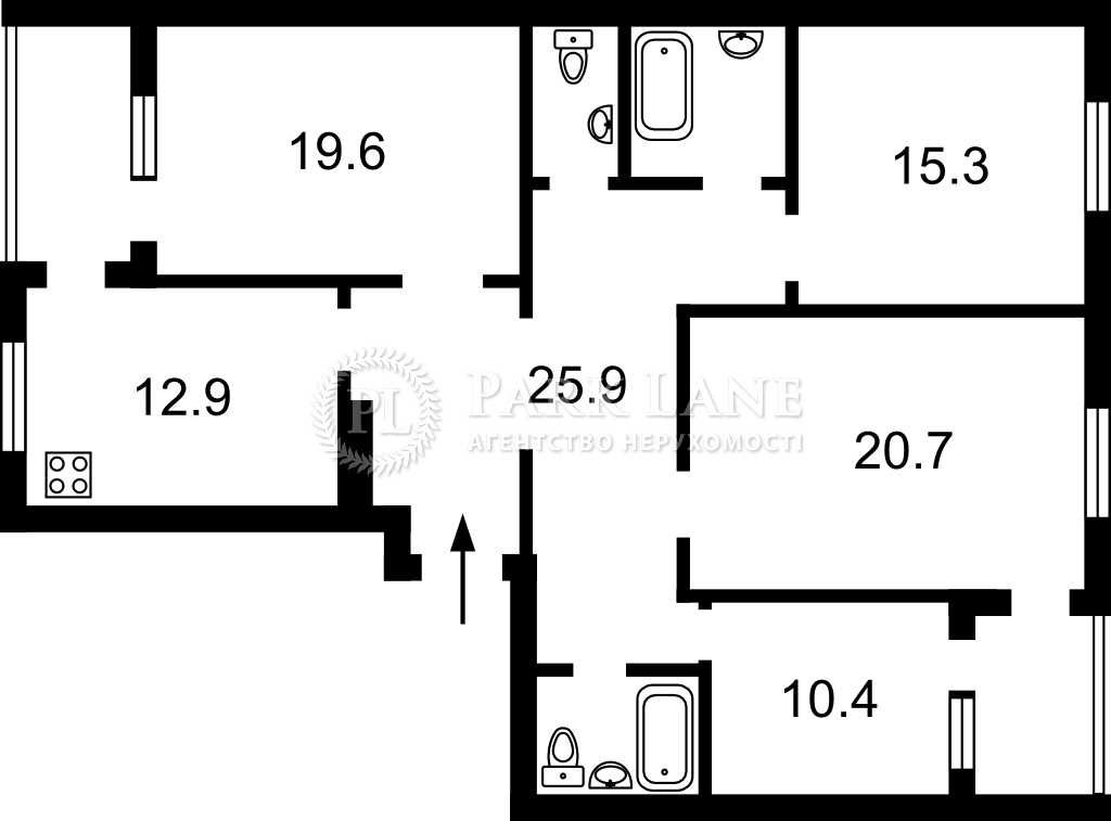 ПРОДАЖ квартира 4-к з рем 120 м2  Верховинця Василя  10 ГРИВНЮ БЕРЕМ