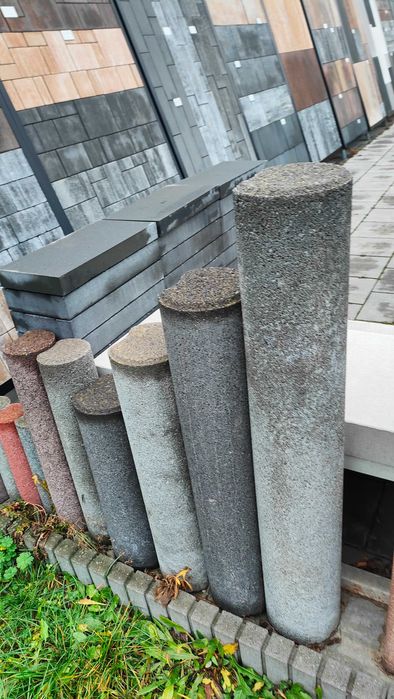 Dekoracje ogrodowe palisady obrzeża słupki palisada kostka brukowa mur