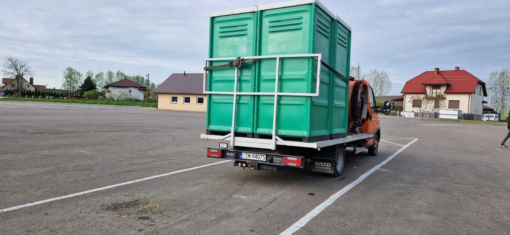Wynajem serwis toalet przenośnych kabina WC wychodek toaleta