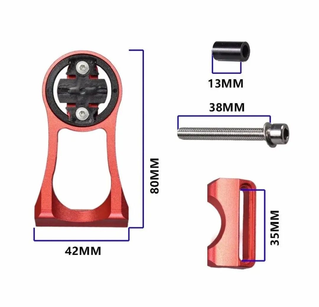 Suporte de GPS para Garmin, Bryton, Go Pro, portes incluídos