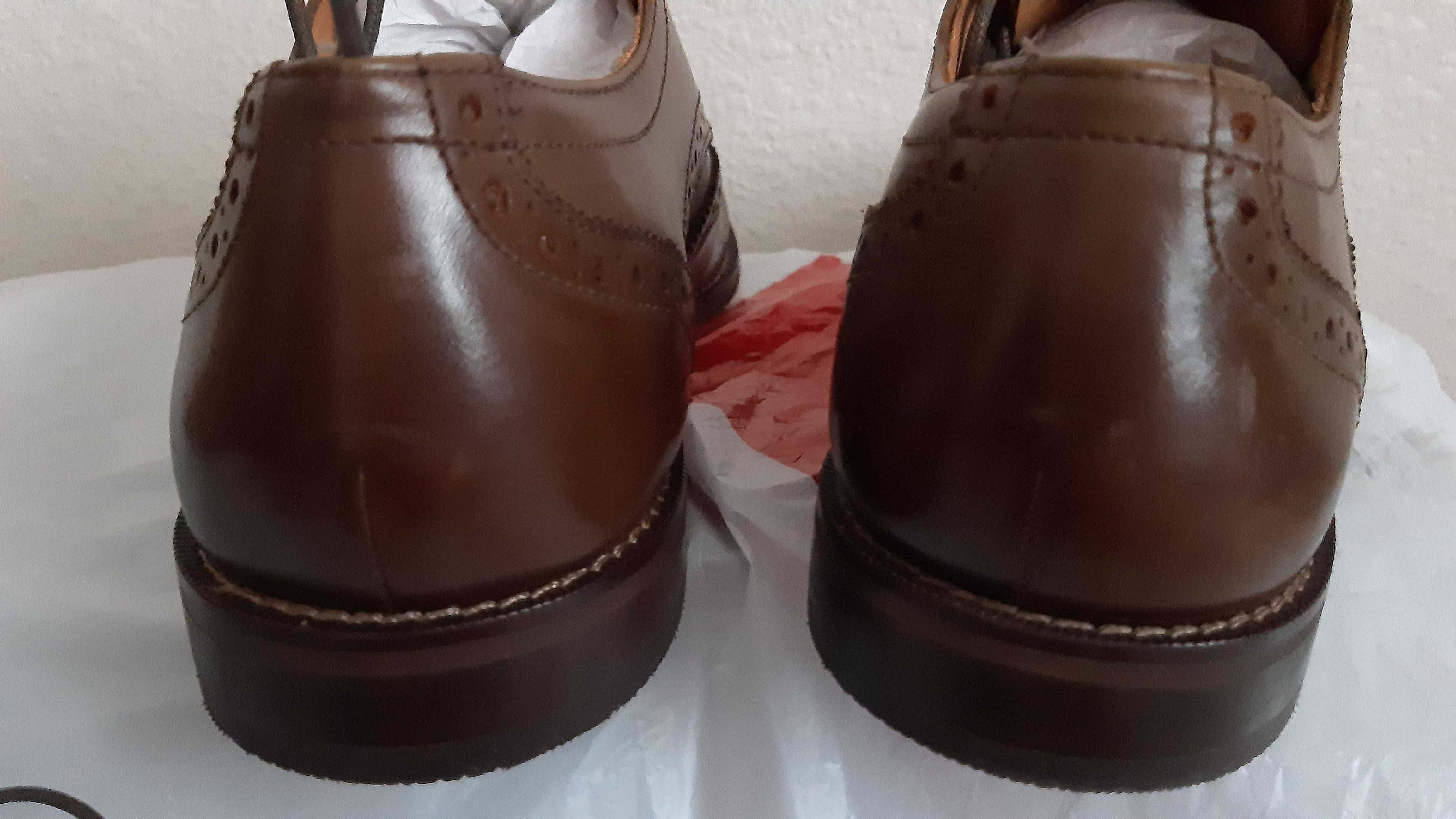 Туфли модельные Florsheim р.42, кожа