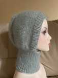 Kominiarka balaclava czapka komin handmade moher jedwab 56 rozmiar