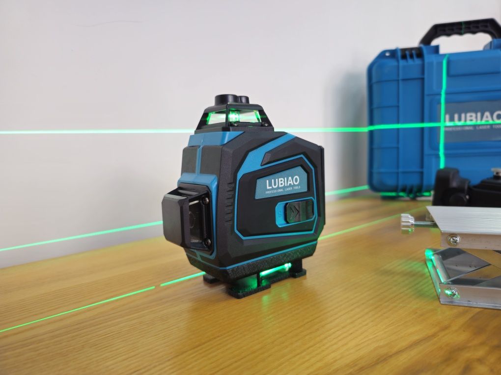 Комплект Лазерний уровень Lubiao Pro 4D +Штатив 1.1м +2акб +Микролифт
