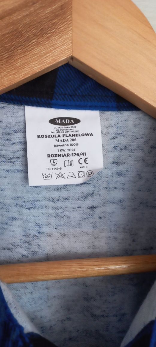 Nowe koszule flanelowe