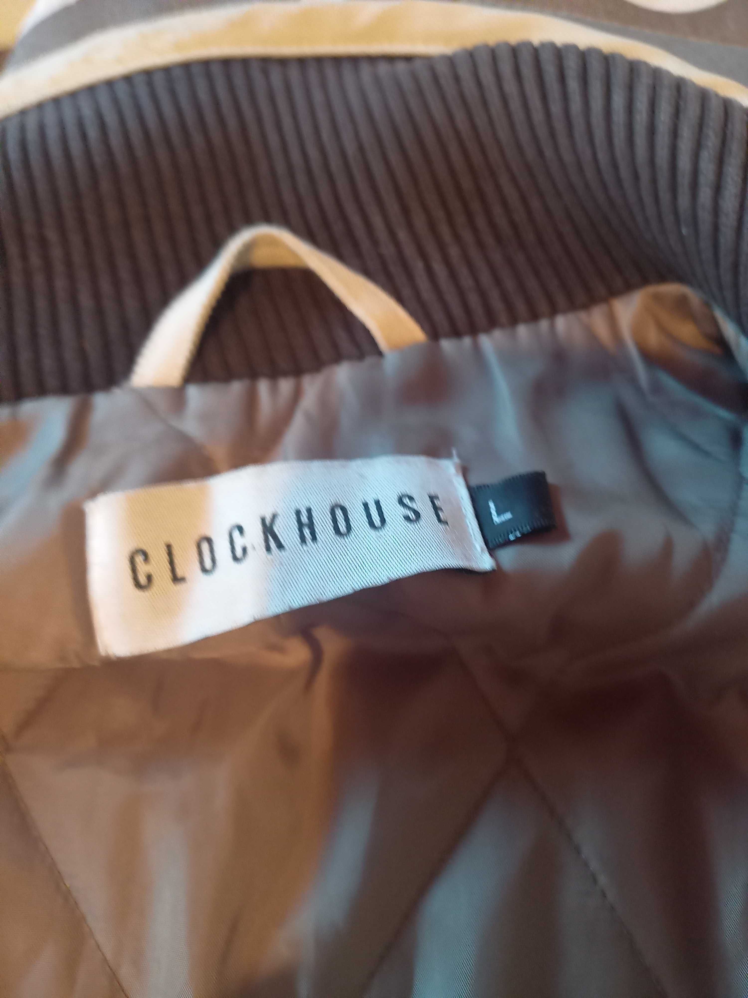 Kurtka Clockhouse roz.L stan dobry kremowa