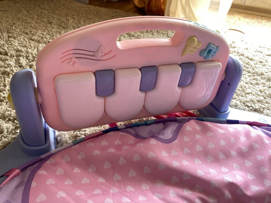 Розвивальний килимок рожевий PIANO FITNESS RACKHE KZ-101 дитячий