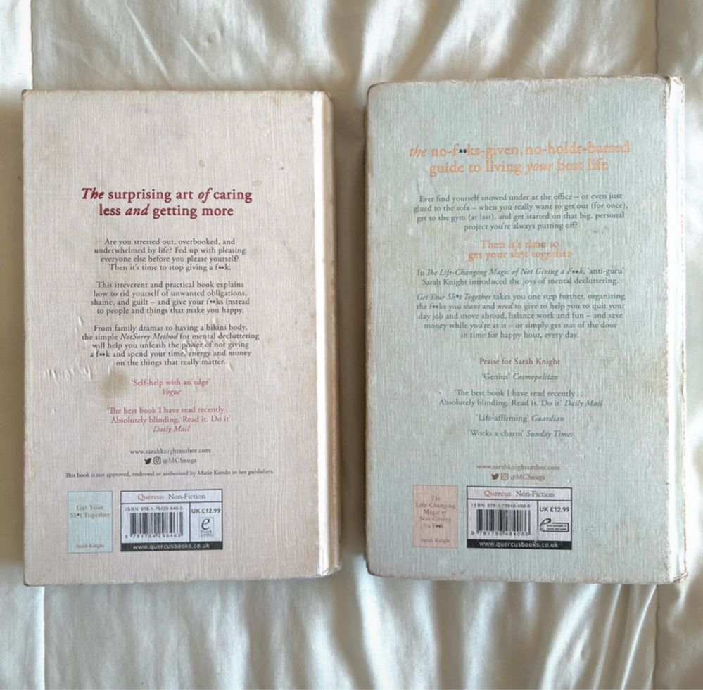 2 livros - sarah knight