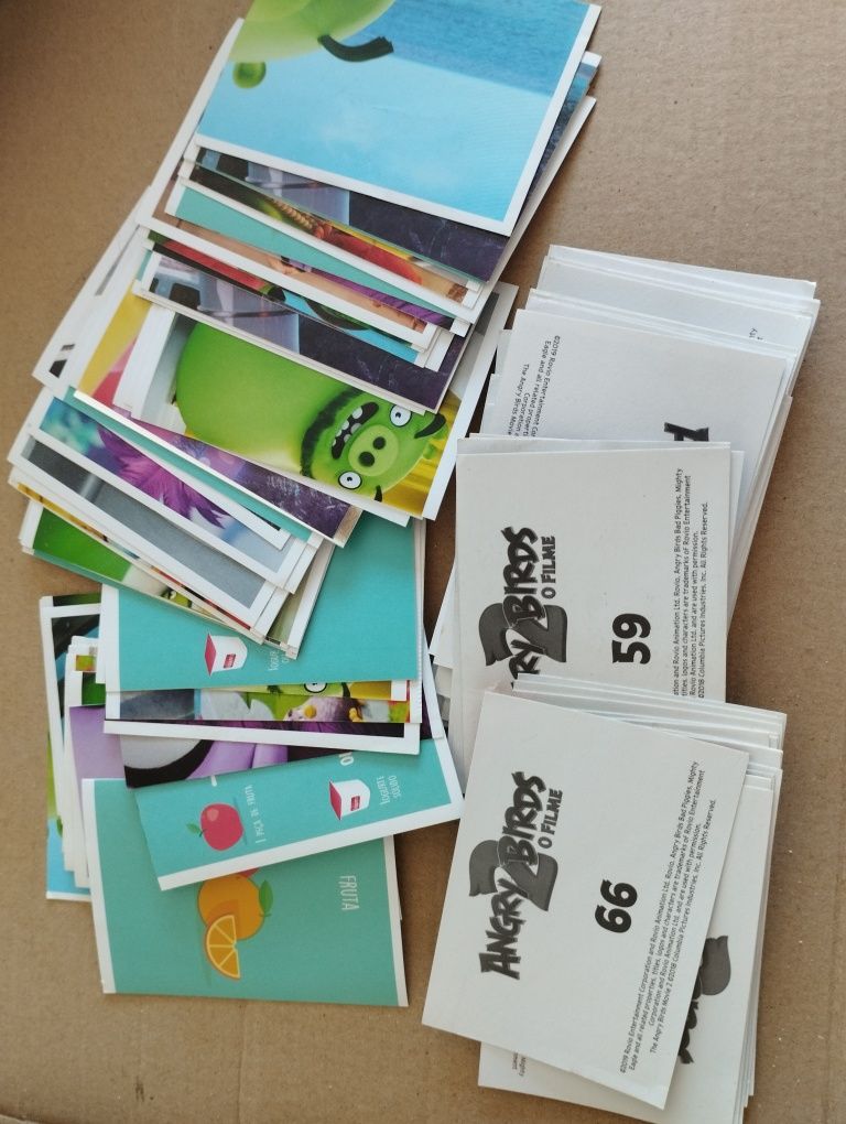 90 cromos angry birds