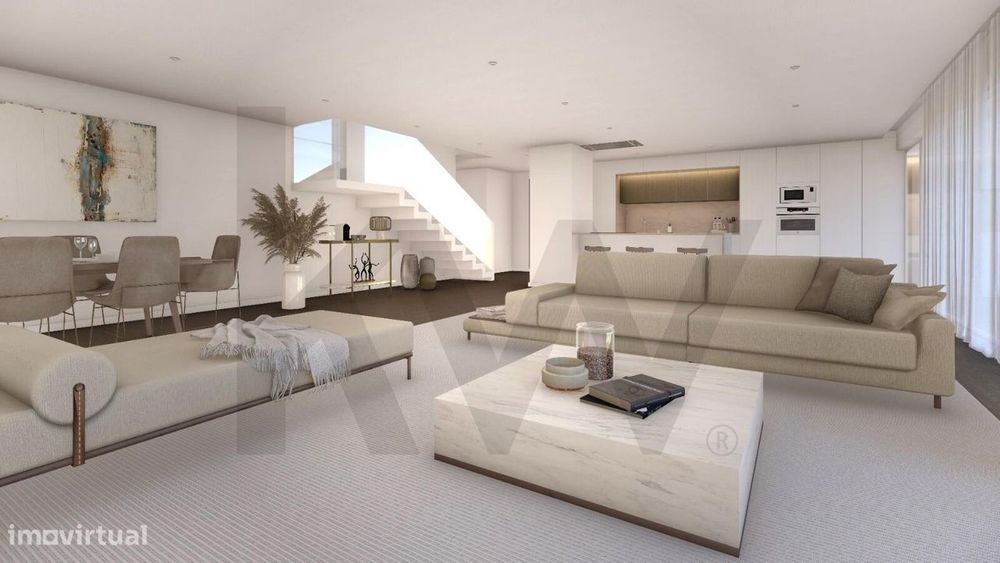 Apartamento T4 duplex em Construção no Condomínio Garça Real no Montij