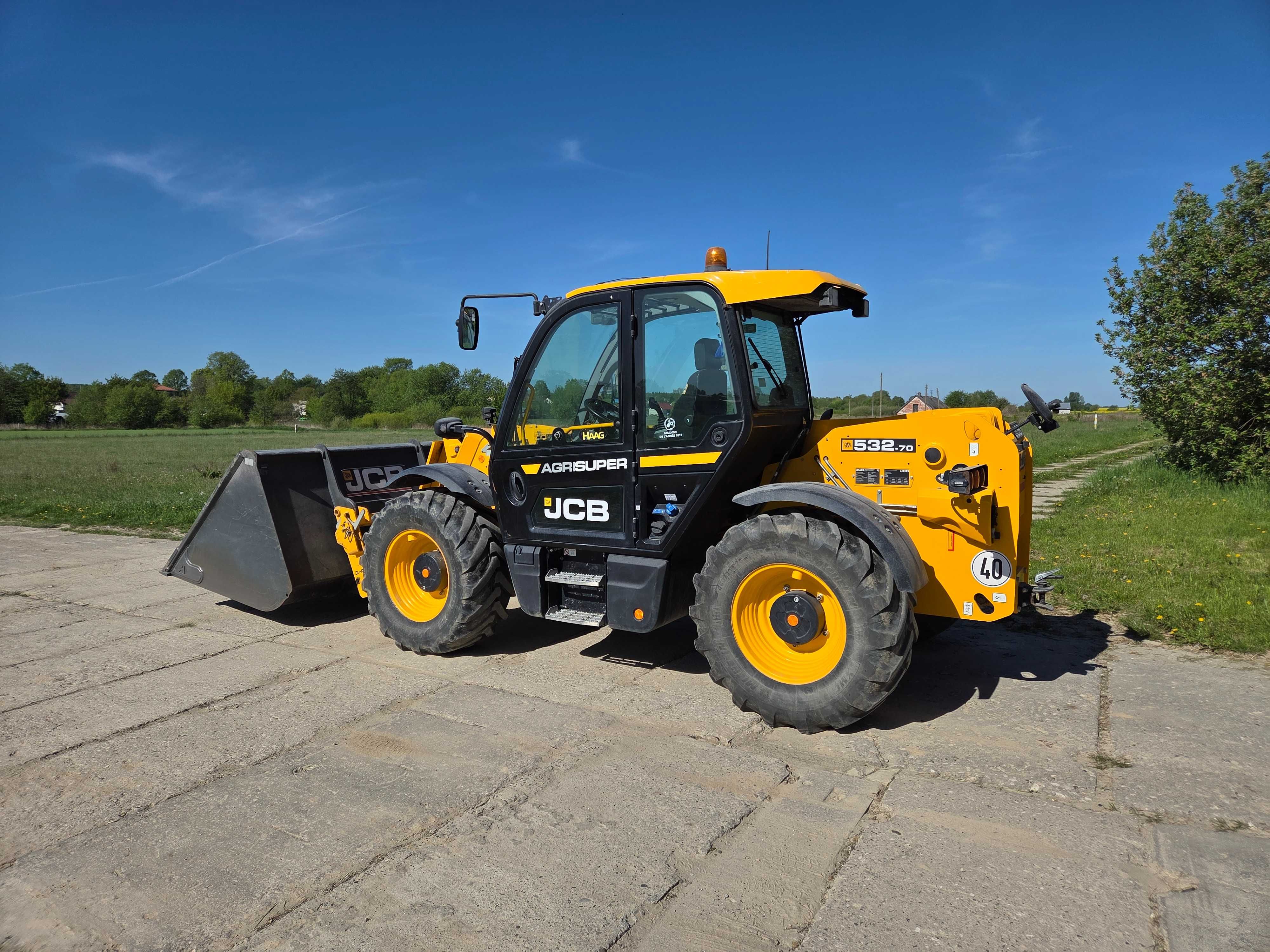 Ładowarka teleskopowa JCB 532-70 [ Łyżka krokodyl ] Manitou CAT