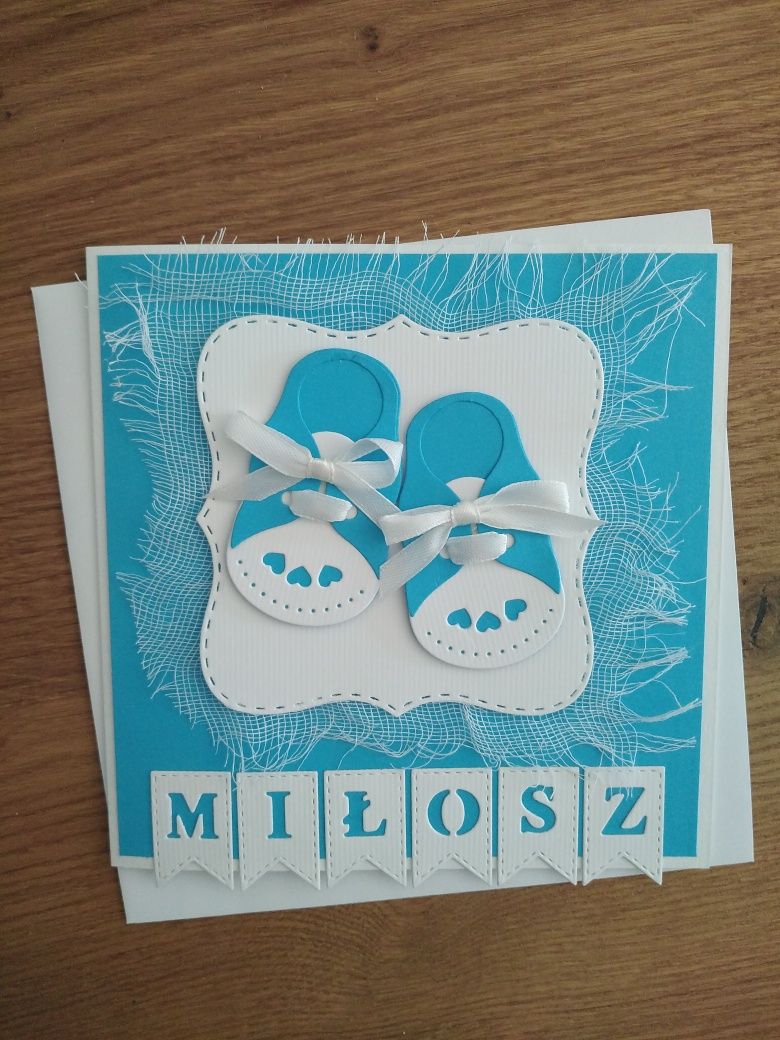 Kartka na Chrzest Święty. Prezent chrzciny. Personalizacja w cenie.
