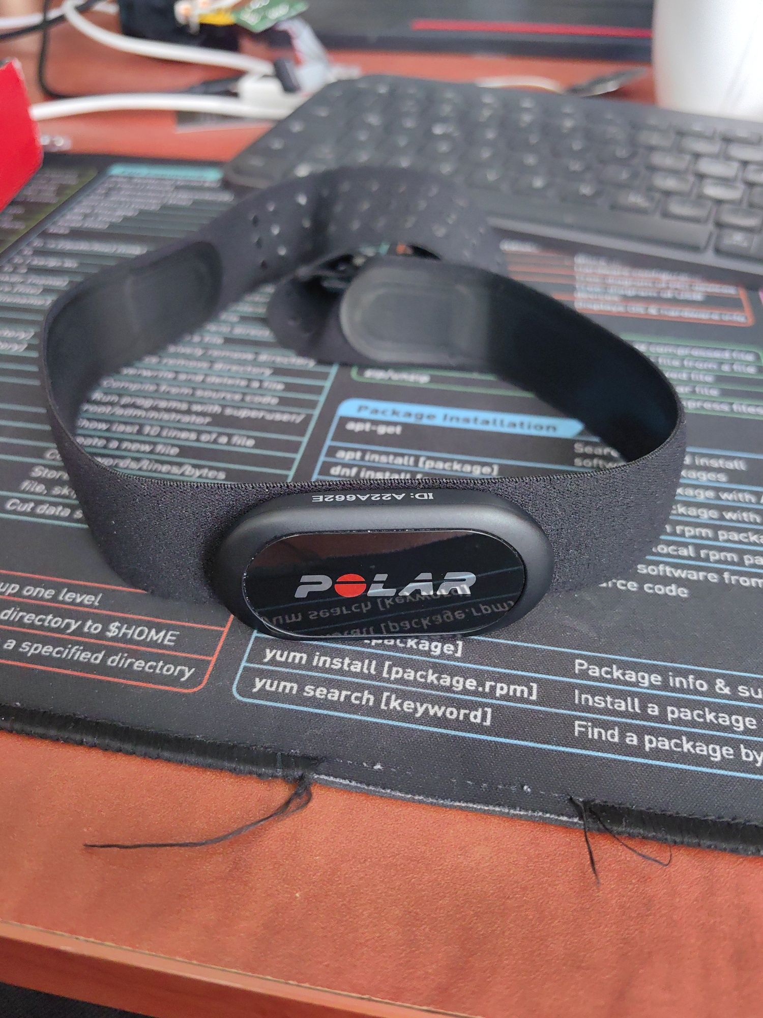 Polar H10 heart rate sensor