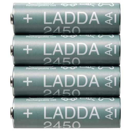 Акумуляторні батарейки IKEA LADDA (ИКЕА ЛАДДА) 750/1900/2450mAh