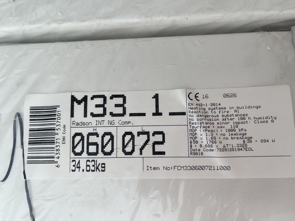 Grzejnik Radson Integra Centro NG typ 22 33