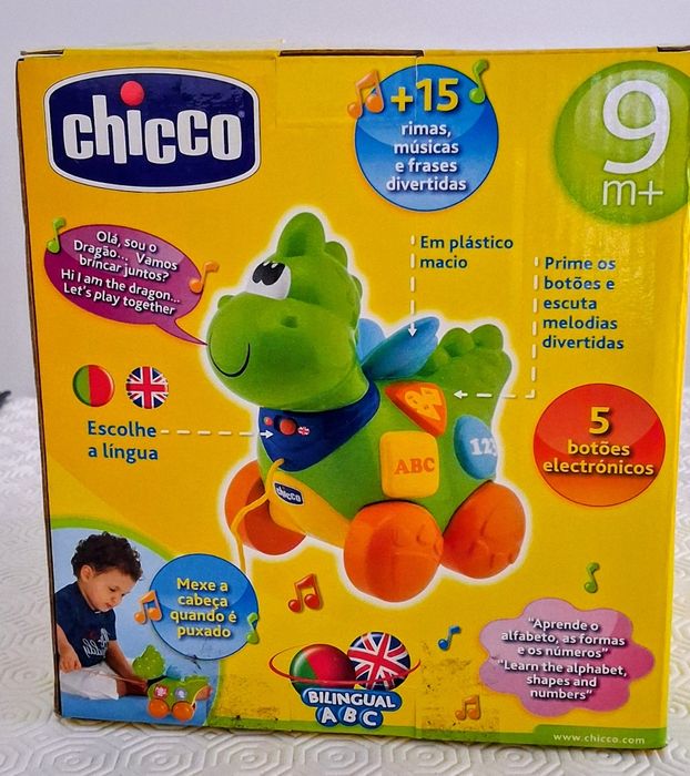Dragãozinho falante da Chicco