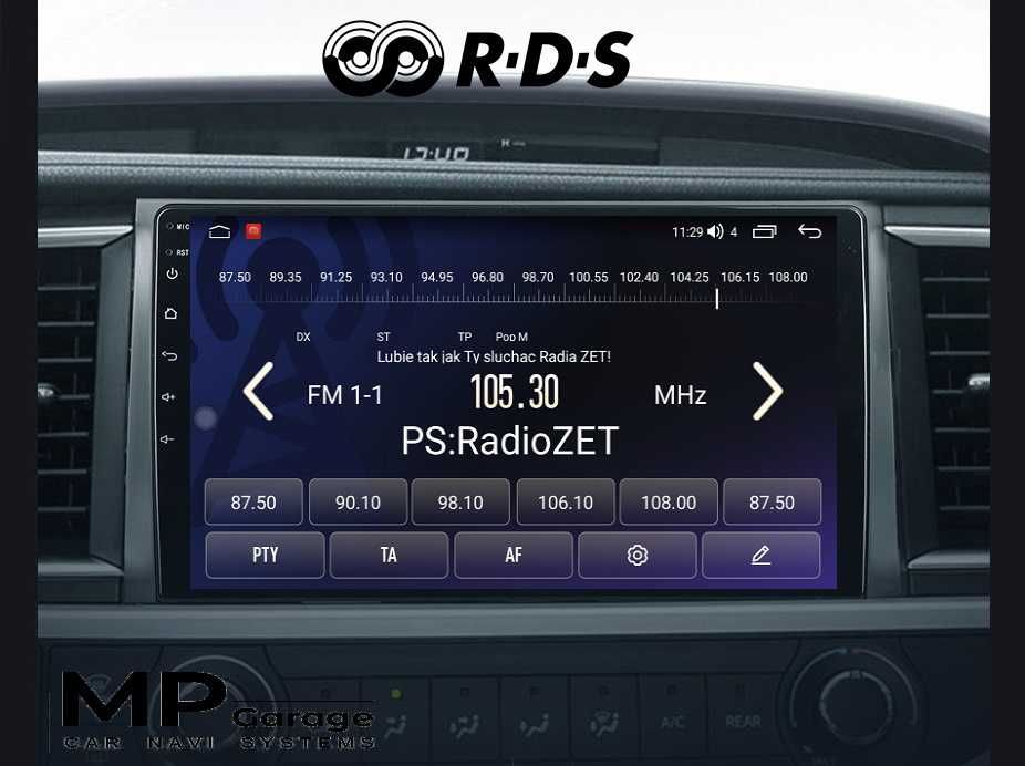 Toyota Highlander Radio Nawigacja Android 4G LTE 10.1" Qled CarPlay/AA
