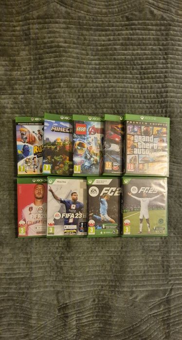 Gry Xbox fifa, minecraft, gta