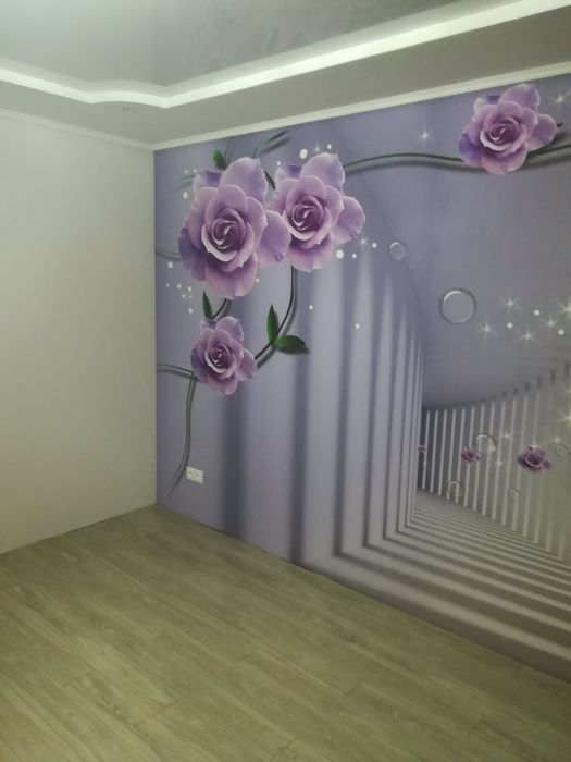 Поклейка обоев, укладка ламината.