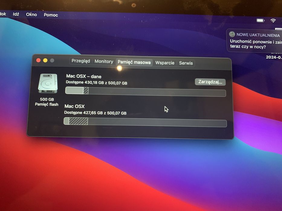 Apple Macbook Pro A1502 Intel I5 500gb ssd 8gb ram